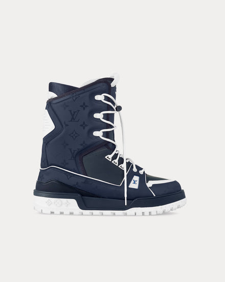 Louis Vuitton Men's LV Trainers Navy Snow Boots