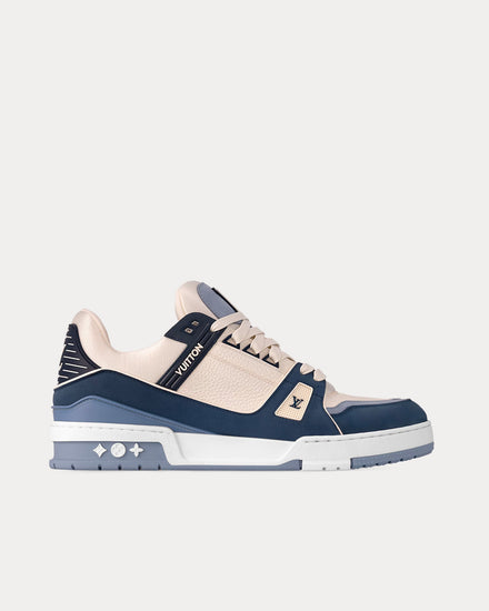 Louis Vuitton LV Trainers Blue Low Top Sneakers - 1