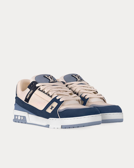 Louis Vuitton LV Trainers Blue Low Top Sneakers - 3