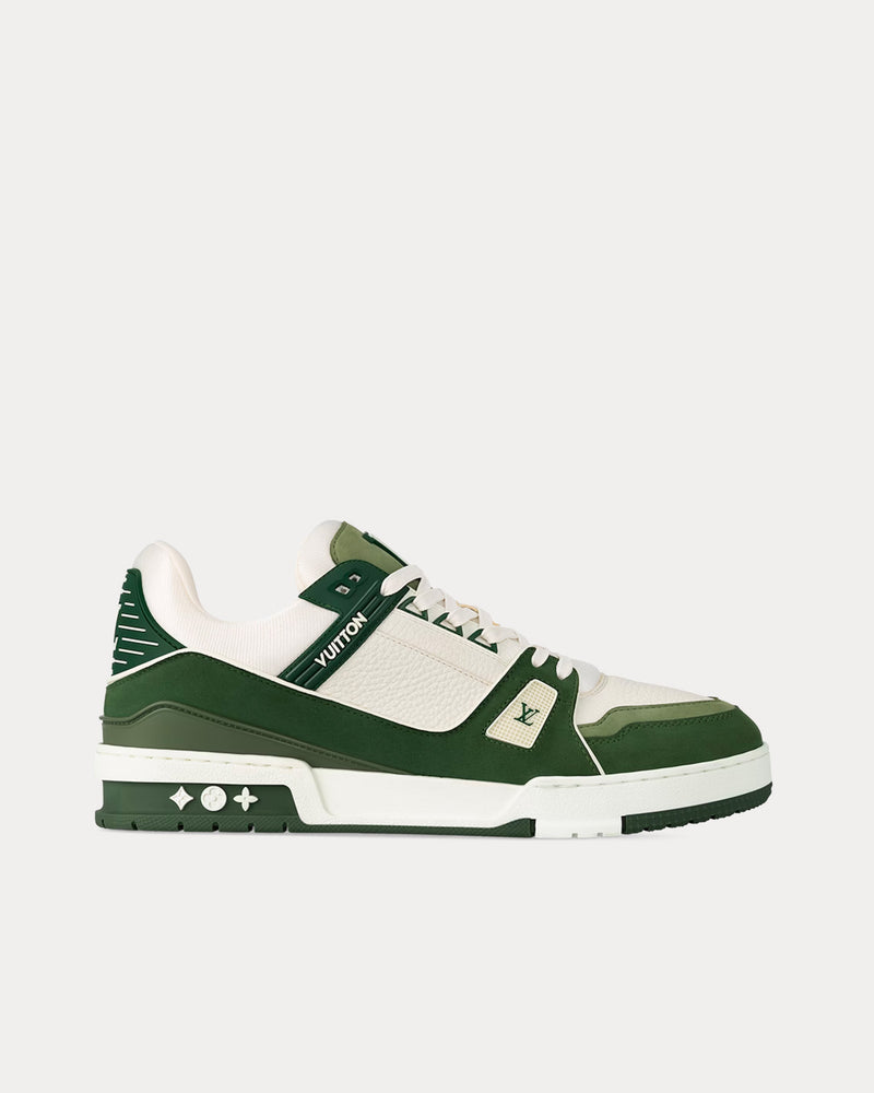 Louis Vuitton LV Trainers Kaki Low Top Sneakers - 1