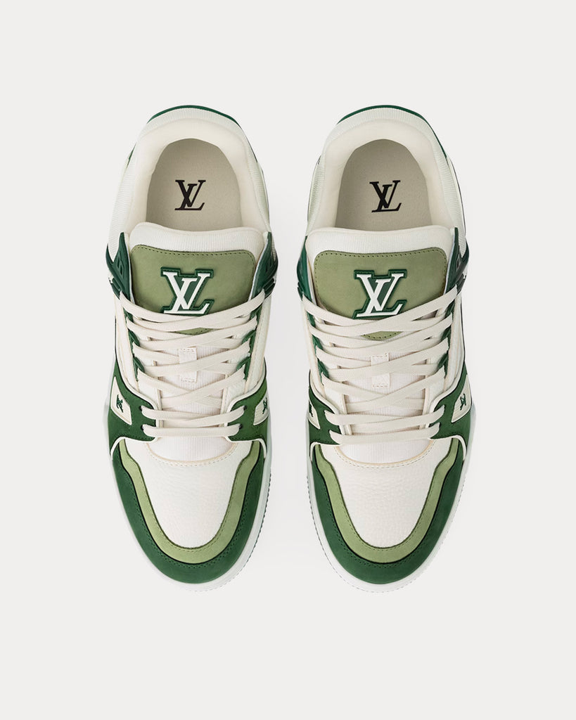 Louis Vuitton LV Trainers Kaki Low Top Sneakers - Sneak in Peace