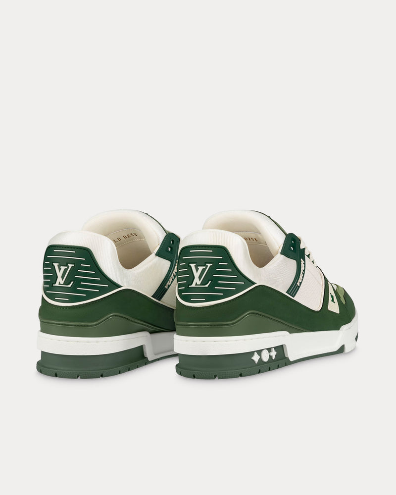 Louis Vuitton LV Trainers Kaki Low Top Sneakers - 4
