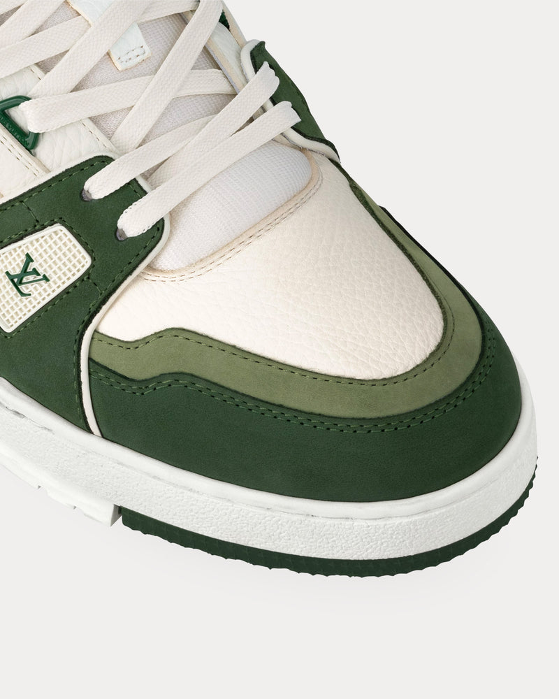 Louis Vuitton LV Trainers Kaki Low Top Sneakers - 5
