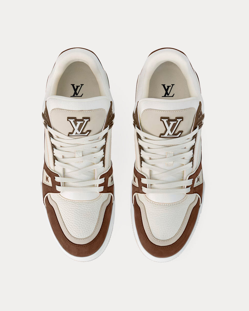 Louis Vuitton LV Trainers White Low Top Sneakers - Sneak in Peace