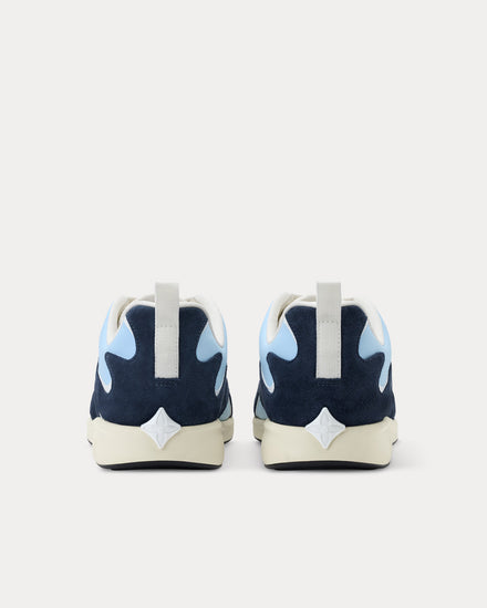Louis Vuitton LV Drop 300 Blue Low Top Sneakers - 4