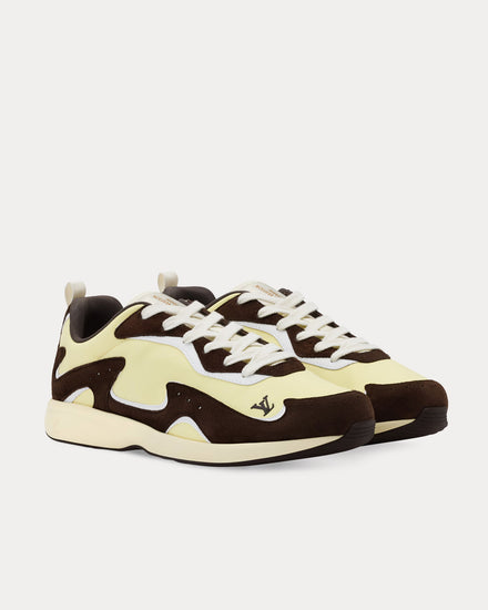 Louis Vuitton LV Drop 300 Light Yellow Low Top Sneakers - 3