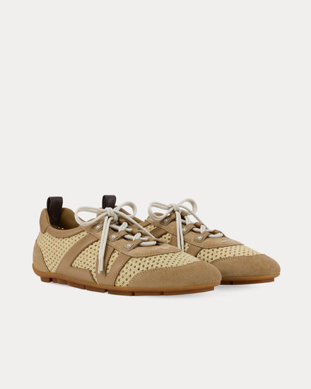 Louis Vuitton LV Sneakerina  Natural Beige Low Top Sneakers - 3