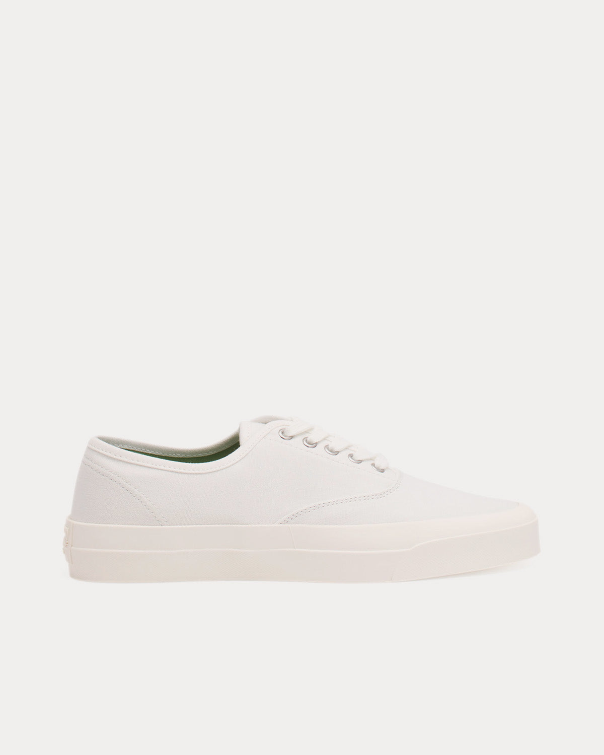 Maison Kitsuné - Laced Canvas White Low Top Sneakers