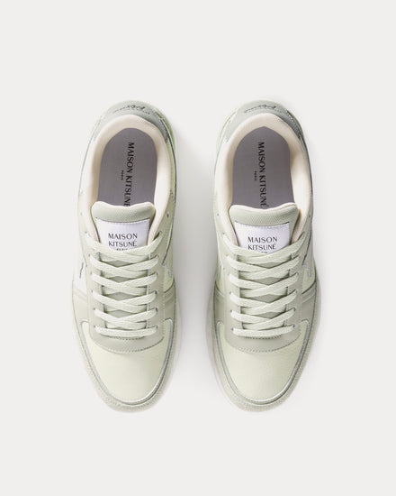 Maison Kitsuné Chiru Court Green / Mint Ice Low Top Sneakers - 2