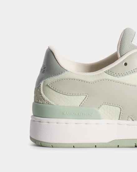 Maison Kitsuné Chiru Court Green / Mint Ice Low Top Sneakers - 5