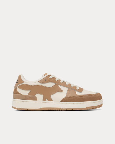 Maison Kitsuné Chiru Latte / Sepia Low Top Sneakers - 1
