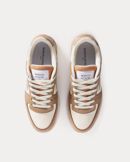 Maison Kitsuné Chiru Latte / Sepia Low Top Sneakers - 2
