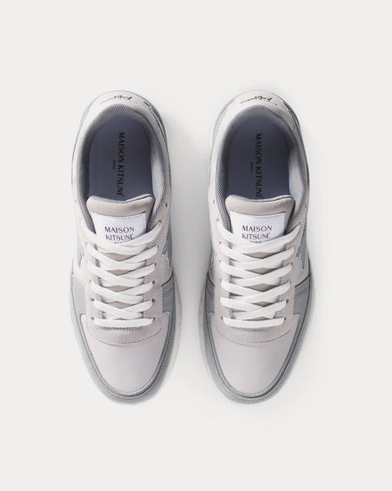 Maison Kitsuné Chiru Patina Grey / Sea Salt Low Top Sneakers - 2