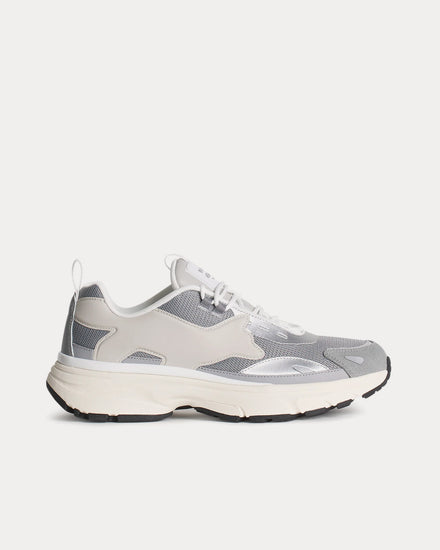 Maison Kitsuné Sora Runners Silver / Patina Grey / Latte Low Top Sneakers - 1