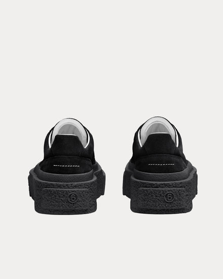 MM6 Maison Margiela Gambetta Black Low Top Sneakers - 3