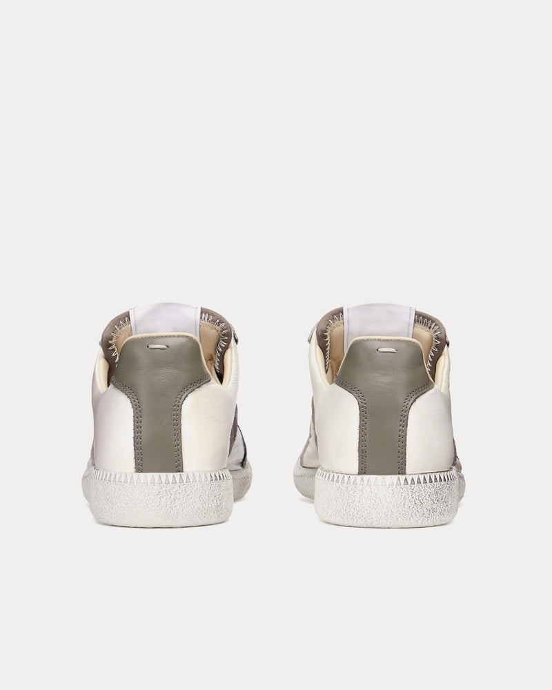Maison Margiela Replica Iridescent Holographic / White Low Top Sneakers - 4