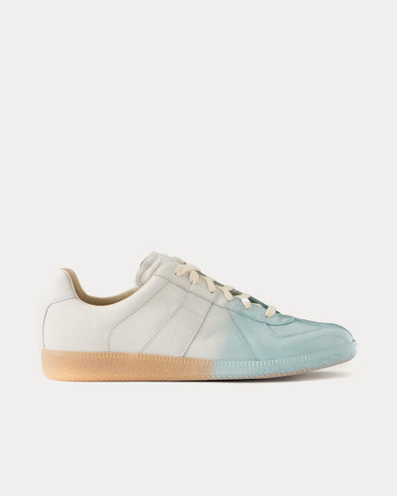 Maison Margiela Replica Dégradé Grey / Light Blue Low Top Sneakers - 1