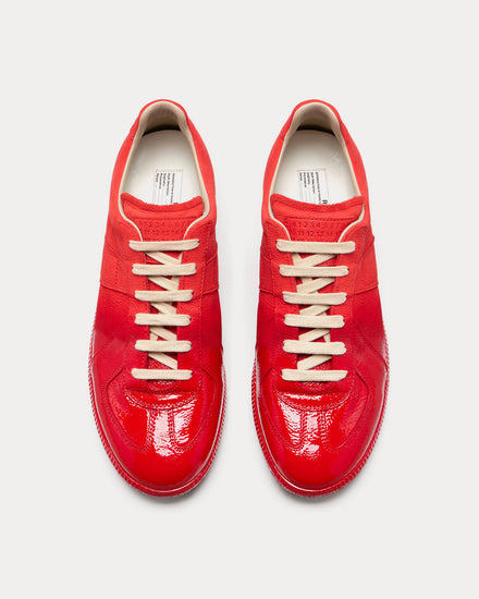 Maison Margiela Replica Dégradé Red Low Top Sneakers - 2
