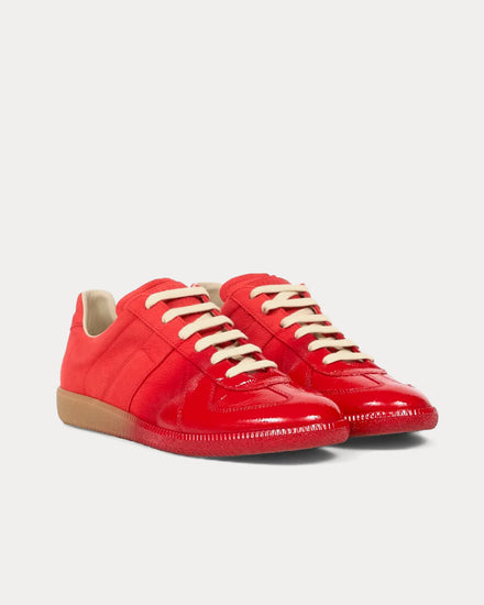 Maison Margiela Replica Dégradé Red Low Top Sneakers - 3