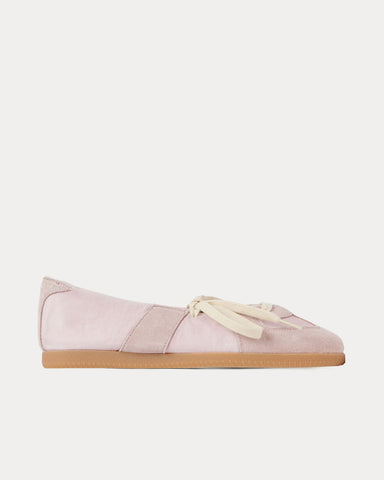 Maison Margiela Replica Soft Laced Ballet Blush Slip On Sneakers