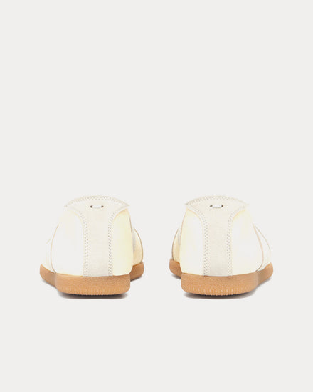 Maison Margiela Replica Soft Laced Ballet White Slip On Sneakers - 4