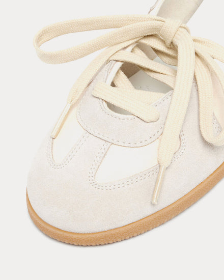 Maison Margiela Replica Soft Laced Ballet White Slip On Sneakers - 5
