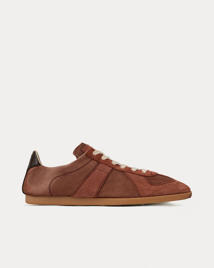 Maison Margiela Replica Soft Adobe Brown Low Top Sneakers - 1