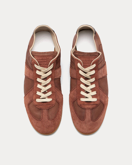Maison Margiela Replica Soft Adobe Brown Low Top Sneakers - 2