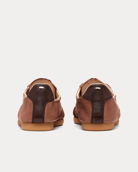 Maison Margiela Replica Soft Adobe Brown Low Top Sneakers - 4