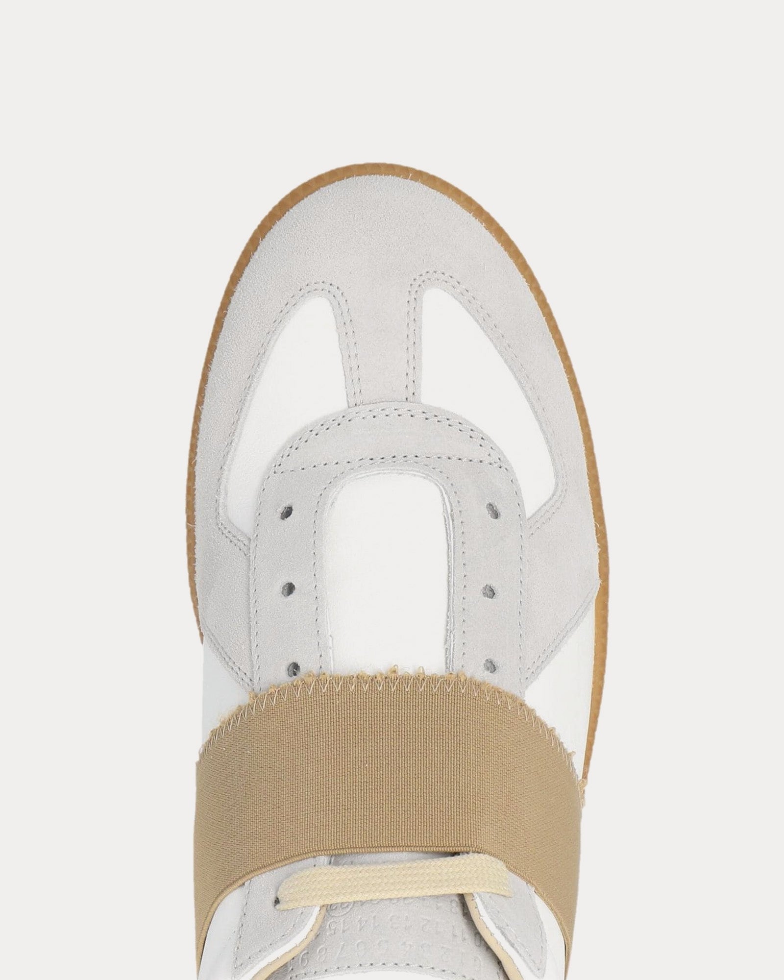 Maison Margiela - Replica Elasticated Band White / Light Grey / Beige Low Top Sneakers