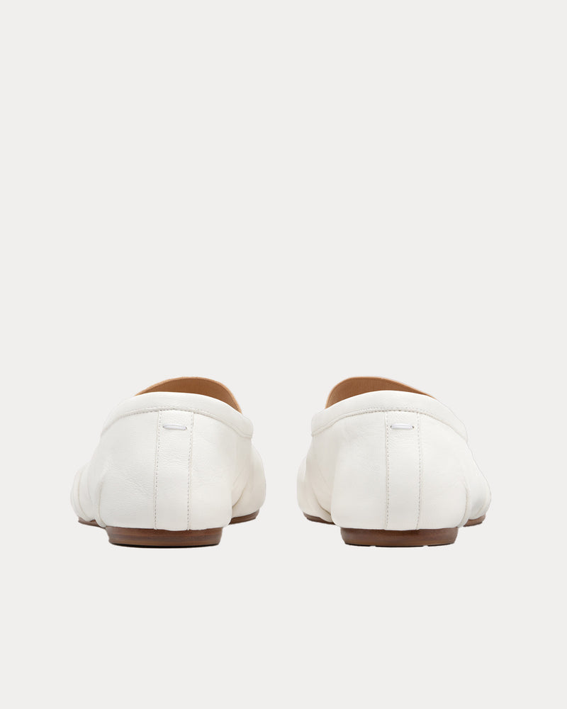 Maison Margiela Tabi Elastic Band Ballerina Ivory White Flats - 3