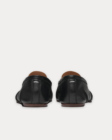 Maison Margiela Tabi Elastic Band Ballerina Black Flats - 4