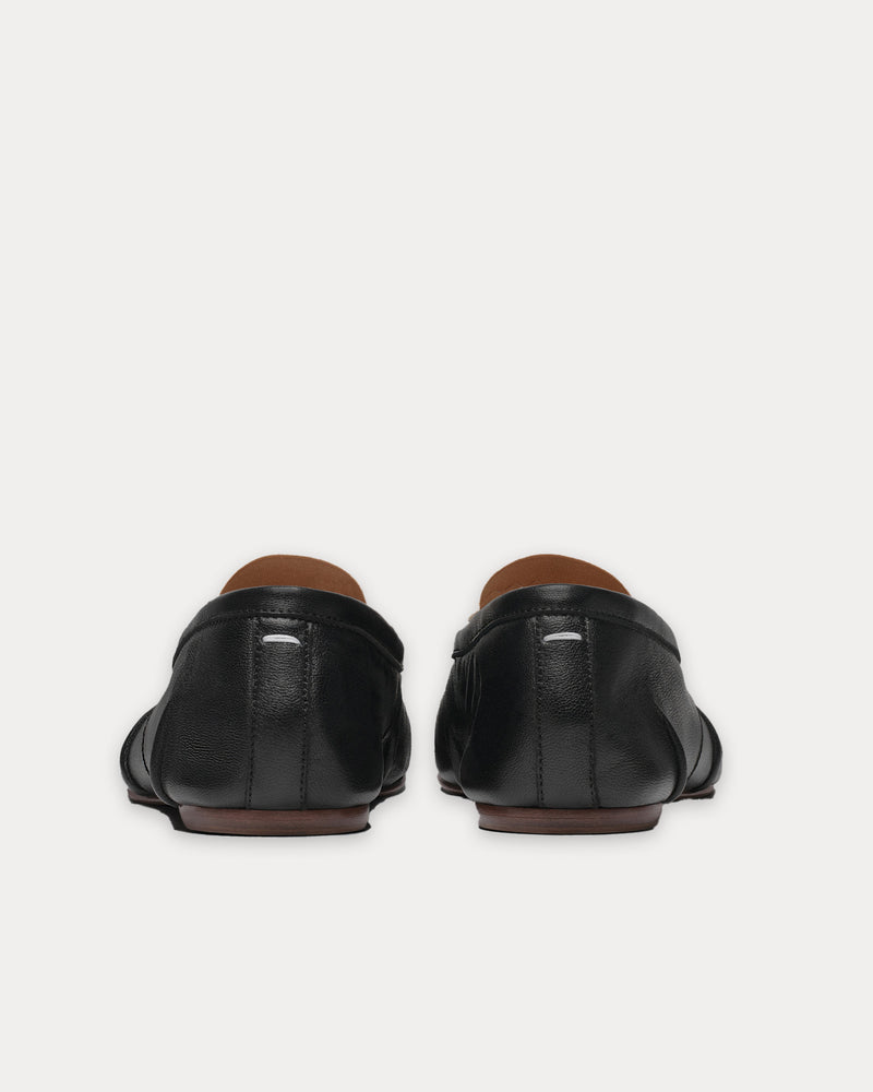 Maison Margiela Tabi Elastic Band Ballerina Black Flats - 4