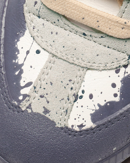 Maison Margiela Paint Replica White / Pewter Low Top Sneakers - 4