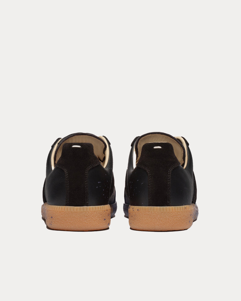 Maison Margiela Paint Replica Black / Pewter Low Top Sneakers - 3