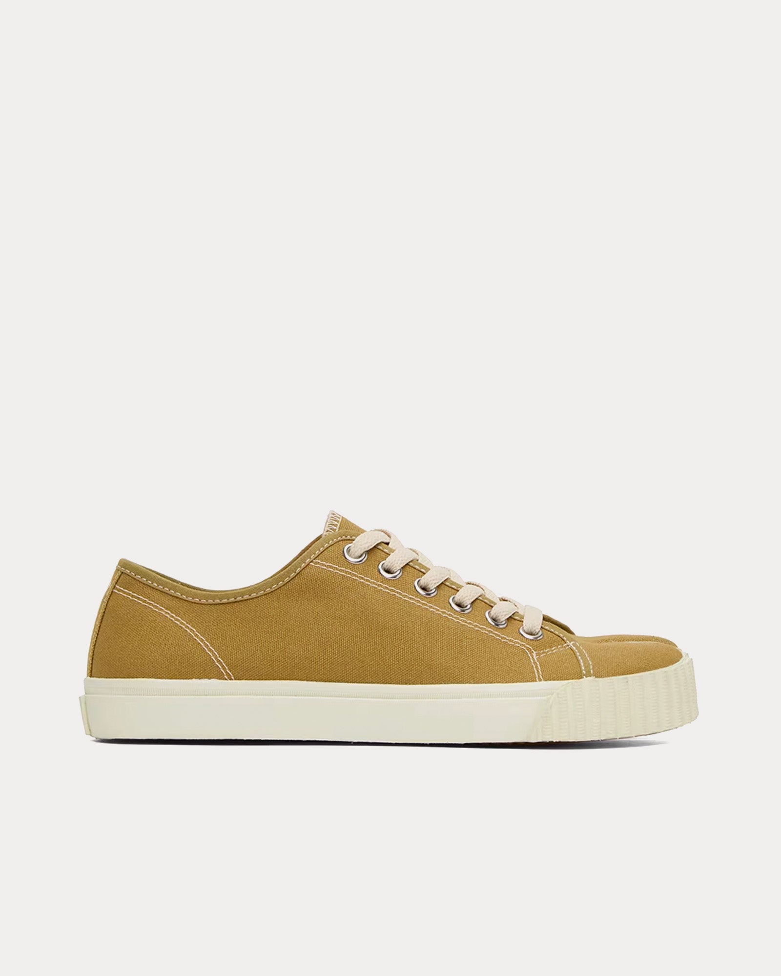 Maison Margiela Men's Tabi Canvas Swamp Green Low Top Sneakers