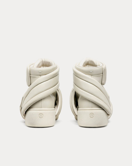 Maison Margiela Future Show Light Grey High Top Sneakers - 4