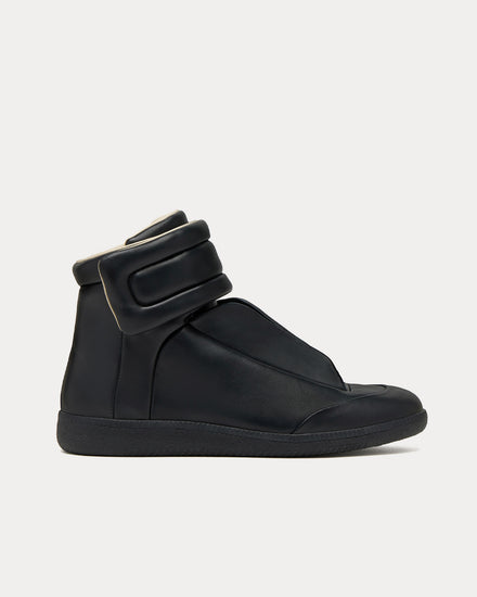Maison Margiela Future Sneaker Black Mid Top Sneakers - 1