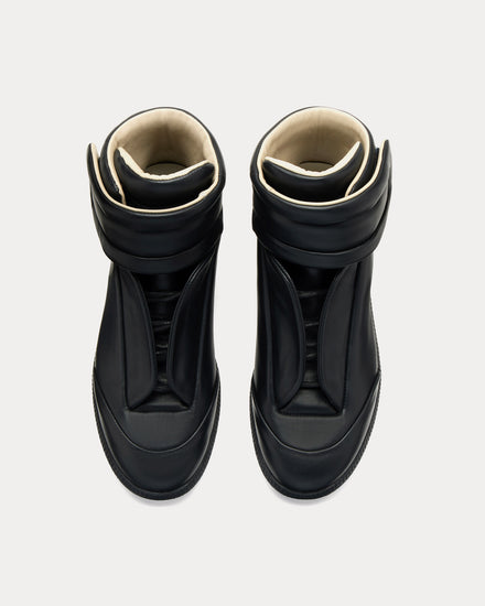 Maison Margiela Future Sneaker Black Mid Top Sneakers - 2
