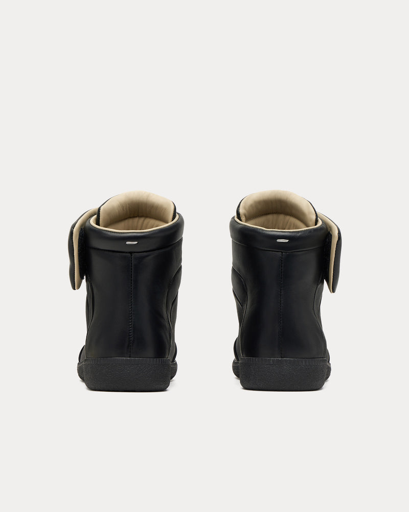 Maison Margiela Future Sneaker Black Mid Top Sneakers - 5