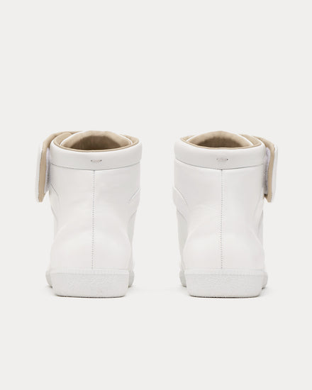 Maison Margiela Future Sneaker White Mid Top Sneakers - 4
