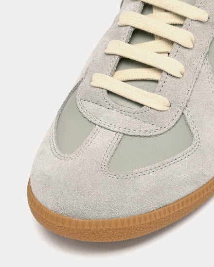 Maison Margiela Replica Leather & Suede Grey Low Top Sneakers - 5