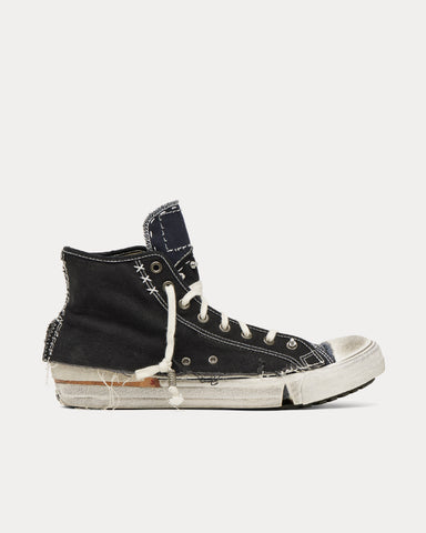 Maison Margiela Loved To Death Blue / Black High Top Sneakers