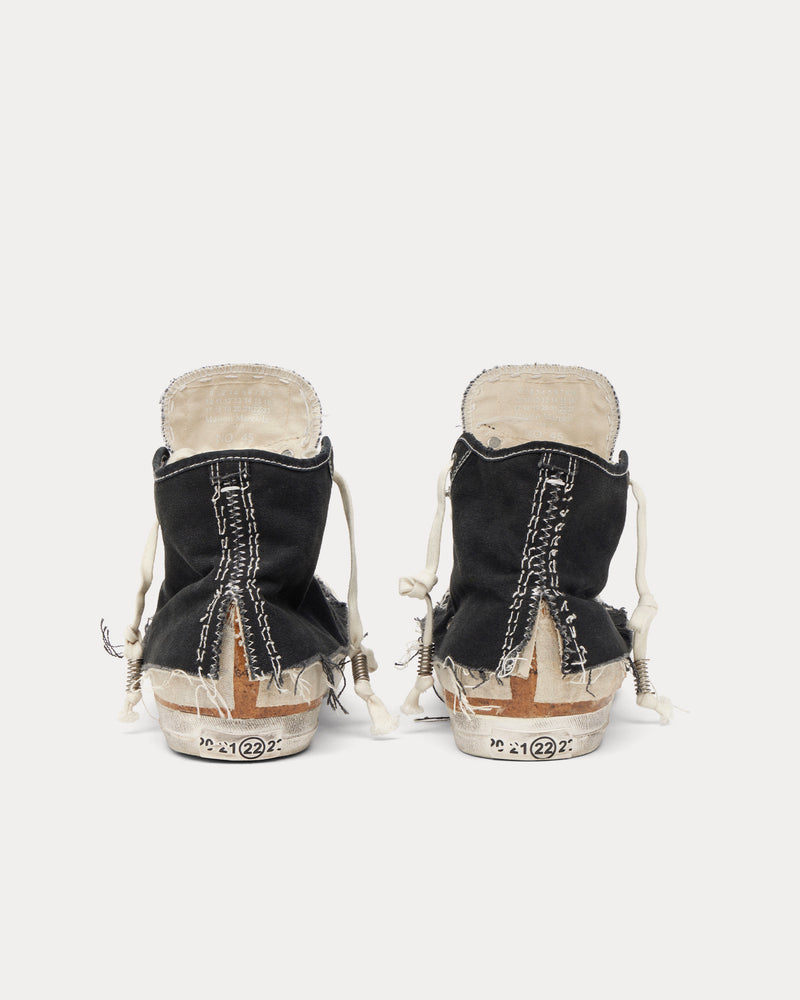 Maison Margiela Loved To Death Blue / Black High Top Sneakers - 3