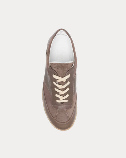 MM6 Maison Margiela 6 Court Coffee Brown Low Top Sneakers - 2