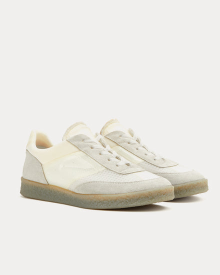 MM6 Maison Margiela 6 Court White / Sand Low Top Sneakers - 2