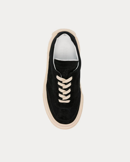 MM6 Maison Margiela Chunky Gambetta Suede Black Low Top Sneakers - 2