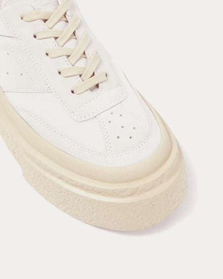 MM6 Maison Margiela Chunky Gambetta Suede White Low Top Sneakers - 2