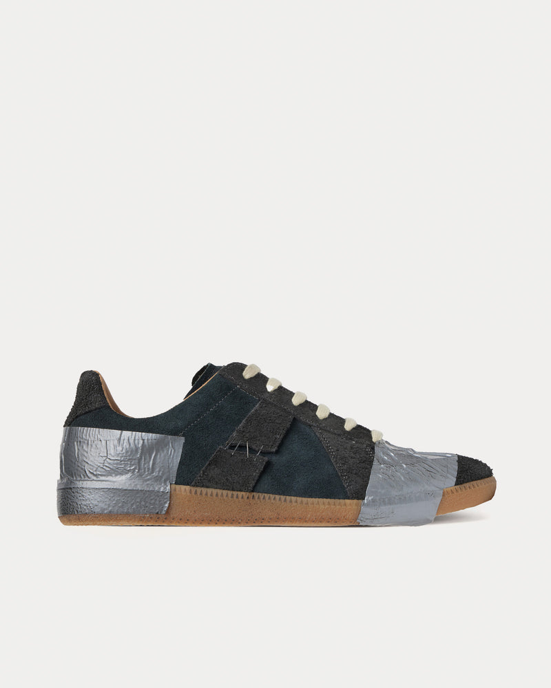 Maison Margiela Replica Tape Black Low Top Sneakers - 1