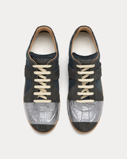 Maison Margiela Replica Tape Black Low Top Sneakers - 2